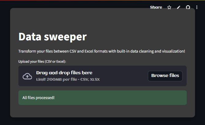 Data Sweeper