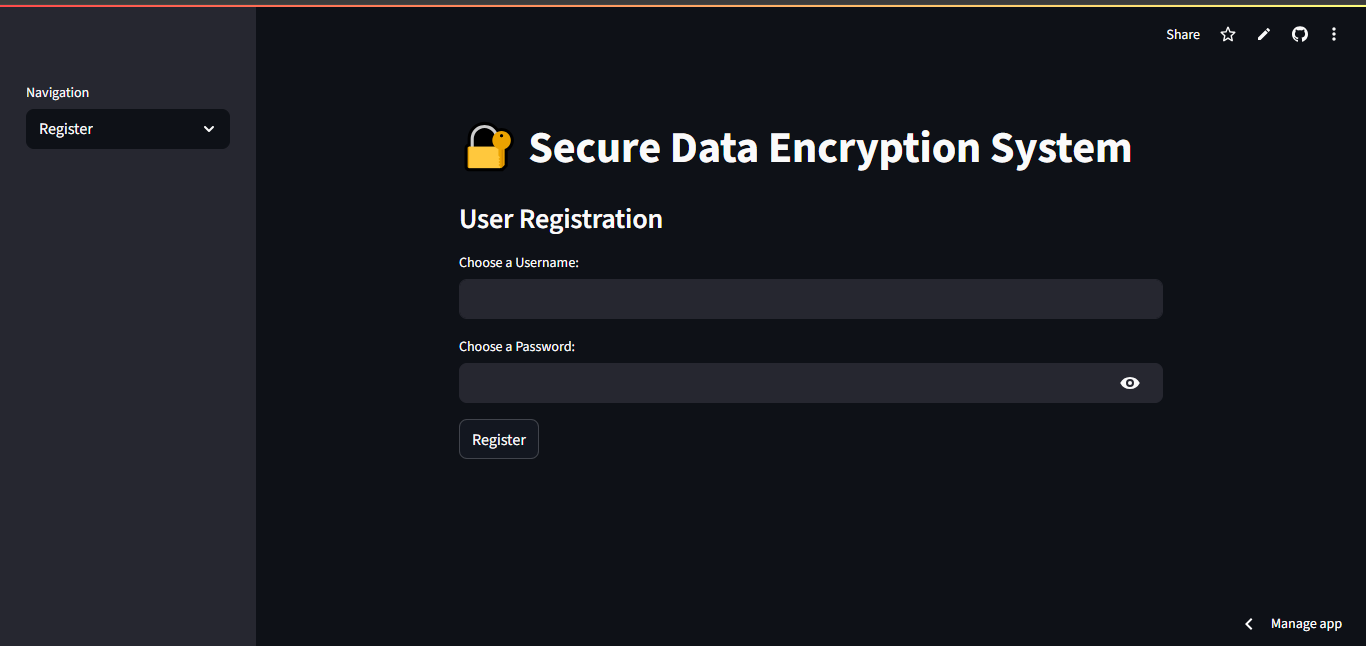 Secure Data Encryption System